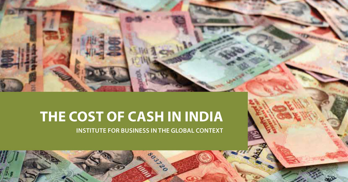 Cost of Cash: India