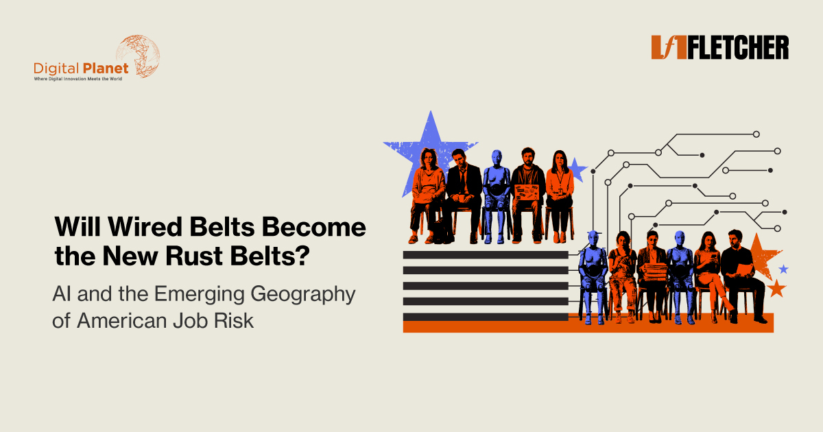 Will Wired Belts Become the New Rust Belts? AI and the Emerging Geography of American Job Risk